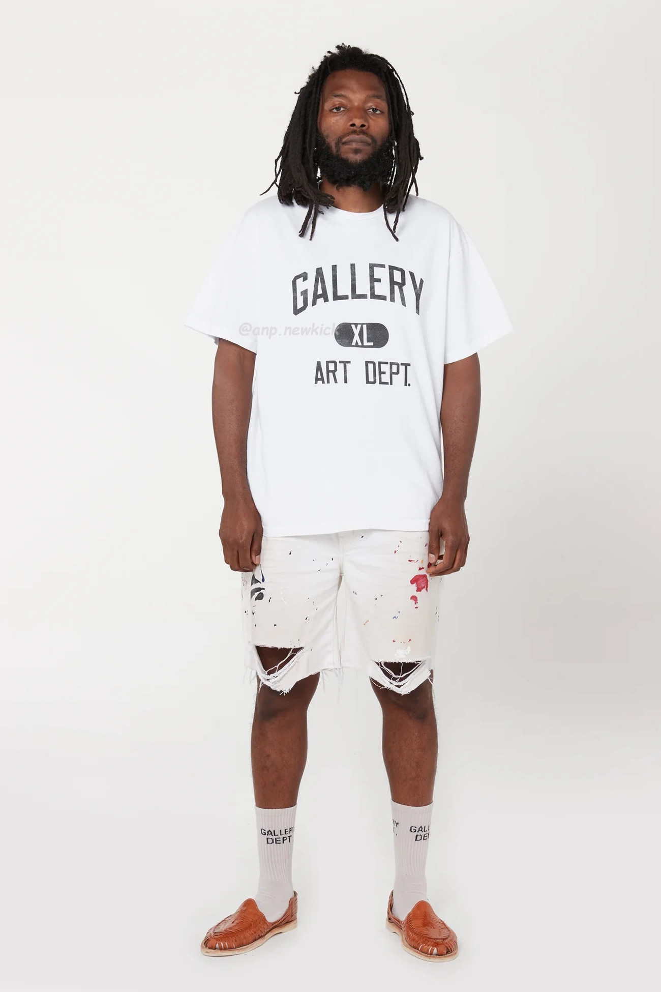 Gallery Dept Logo Printed Cotton T Shirt (2) - newkick.vip